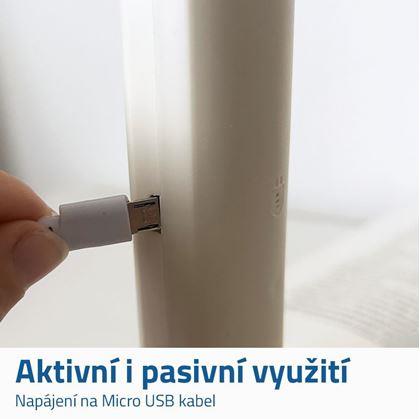 Elektrická plácačka na mouchy s UV světlem a USB nabíjením