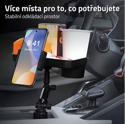 Cestovní stolek do auta s držákem