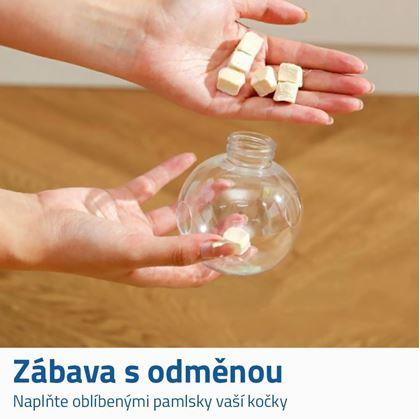 Obrázek z Interaktivní hračka pro kočky s dávkovačem krmiva