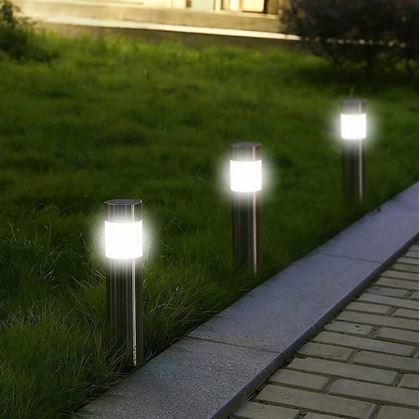 Obrázek z Solární zahradní LED světlo - sloupek
