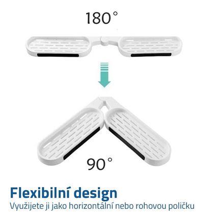 Obrázek z Nastavitelná koupelnová polička