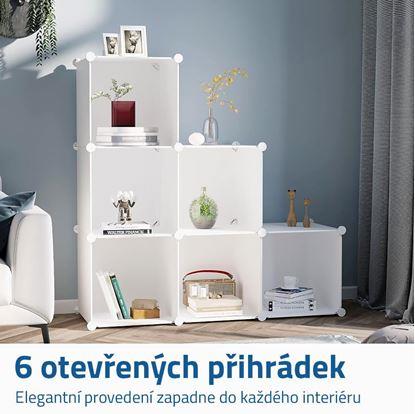 Obrázek Modulární policový regál 6 boxů