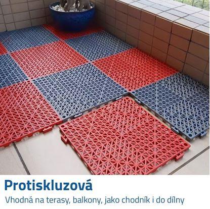 Protiskluzová gumová dlažba 