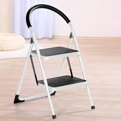 Obrázek z Skládací kovové schůdky 2 stupně 83 cm