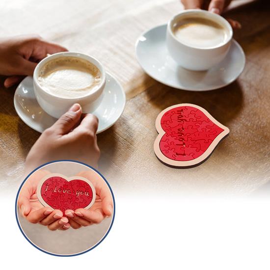 Obrázek z Dřevěné puzzle se vzkazem