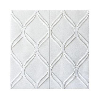 Obrázek z 3D tapeta ornament - bílý
