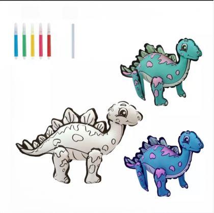 Obrázek z Nafukovací omalovánka - Stegosaurus