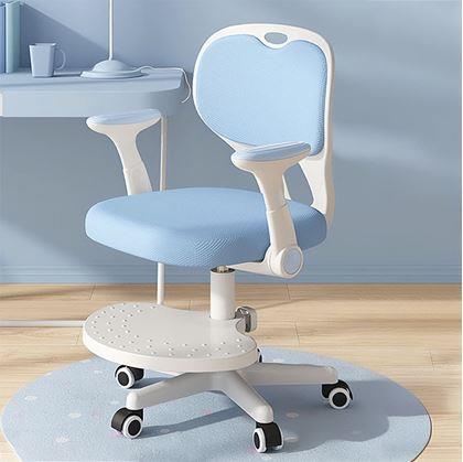 Obrázek z Dětská rostoucí otočná židle k psacímu stolu - světle modrá