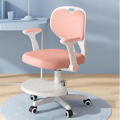 Obrázek z Dětská rostoucí otočná židle k psacímu stolu - světle růžová