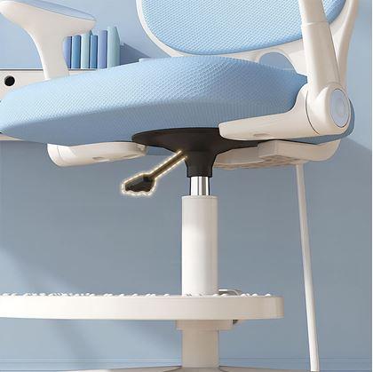 Obrázek z Dětská rostoucí otočná židle k psacímu stolu - světle modrá