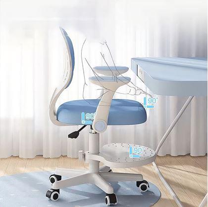 Obrázek z Dětská rostoucí otočná židle k psacímu stolu - světle modrá