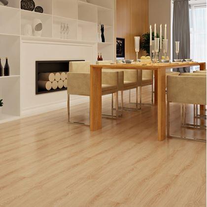 Obrázek z PVC samolepicí dřevěná podlaha - dub světlý