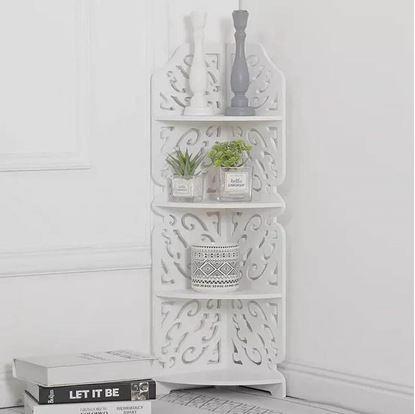 Obrázek Dekorativní čtyřpatrová rohová police