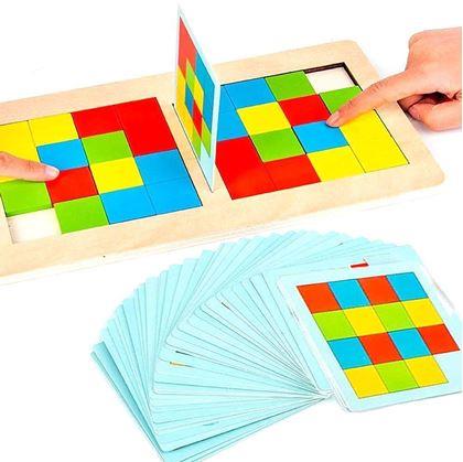 Obrázek z Dřevěná hra tangram pro dva