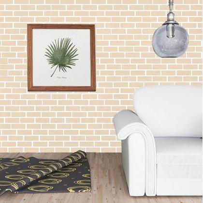 Obrázek z Šablony na zeď 4 ks - cihly