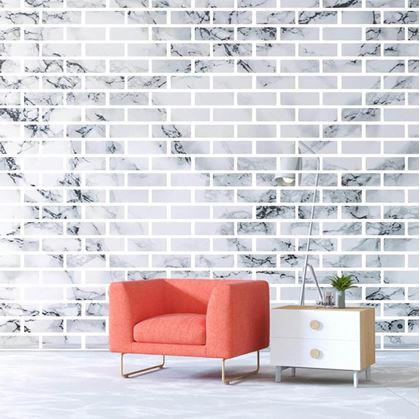 Obrázek z Šablony na zeď 4 ks - cihly