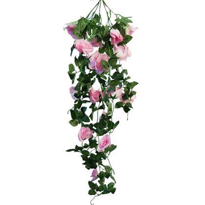 Obrázek z Umělá převislá květina 90 cm - růžová