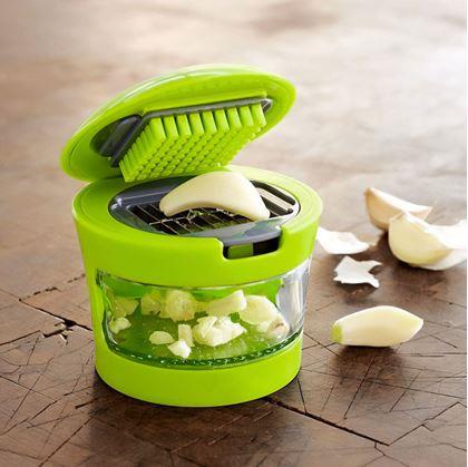 Obrázek z Ruční kráječ na česnek + 2 nástavce