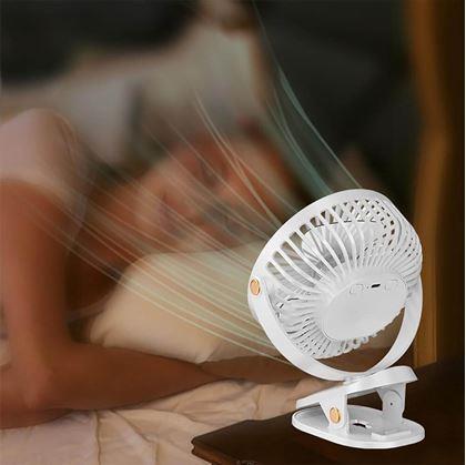 Obrázek z Přenosný stolní ventilátor s klipem