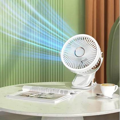 Obrázek z Přenosný stolní ventilátor s klipem