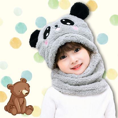 Obrázek Čepice s nákrčníkem medvídek s ušima