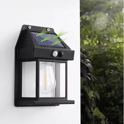 Obrázek z Nástěnná solární lampa se senzorem 