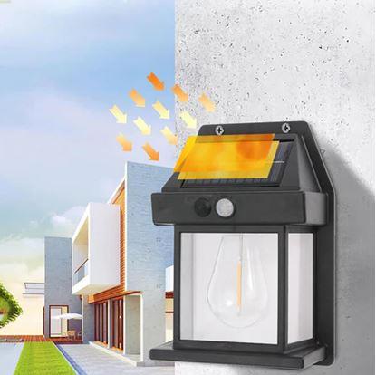 Obrázek Nástěnná solární lampa se senzorem 