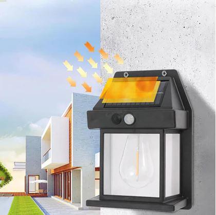 Obrázek z Nástěnná solární lampa se senzorem 