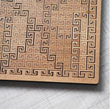 Obrázek z Dřevěné puzzle labyrint