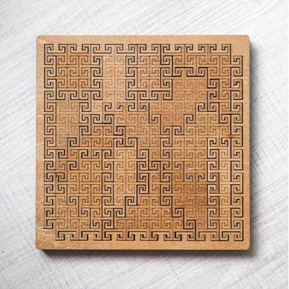 Obrázek z Dřevěné puzzle labyrint