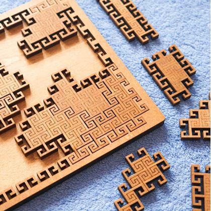 Obrázek z Dřevěné puzzle labyrint