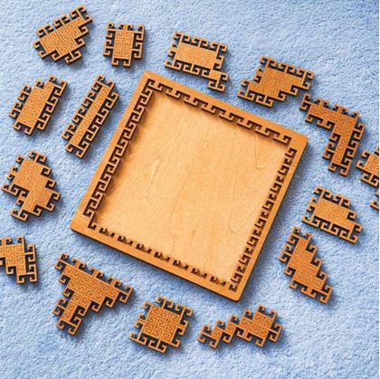 Obrázek z Dřevěné puzzle labyrint