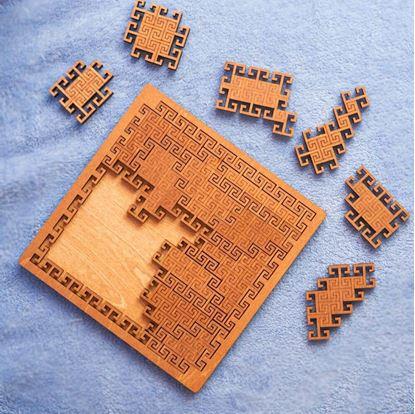 Obrázek Dřevěné puzzle labyrint