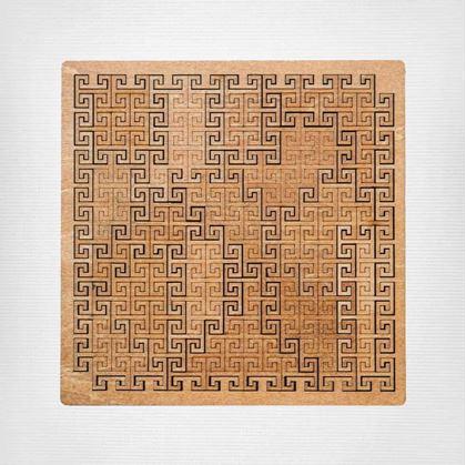 Obrázek z Dřevěné puzzle labyrint