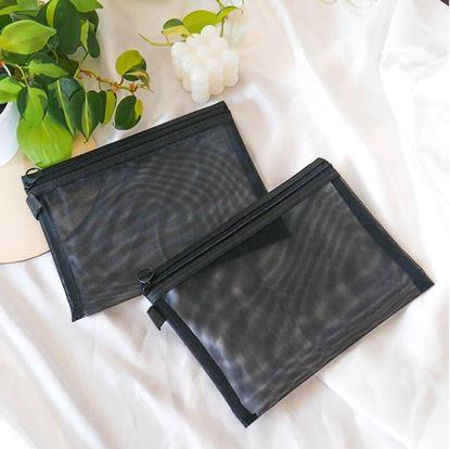 Obrázek Průhledná kosmetická taštička se zipem