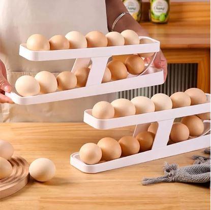 Obrázek Dvoupatrový zásobník/organizér na vajíčka
