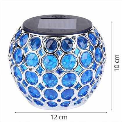 Obrázek z Barevná solární lampa - modrá