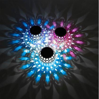 Obrázek z Barevná solární lampa - modrá