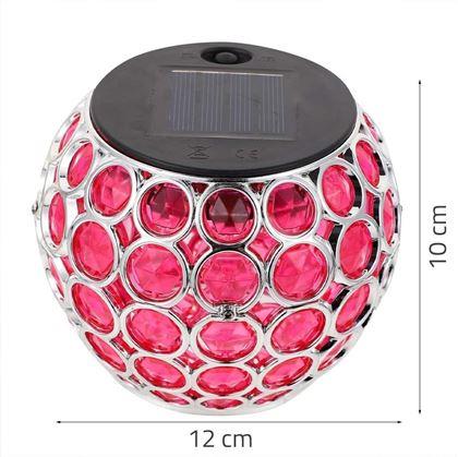 Obrázek z Barevná solární lampa - modrá