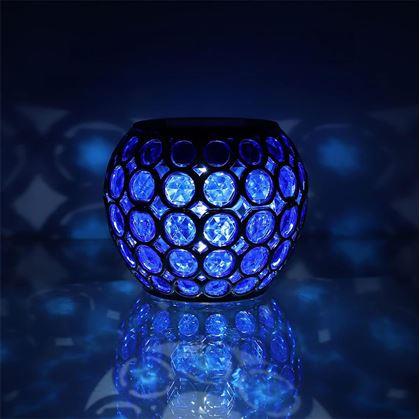 Obrázek z Barevná solární lampa - modrá