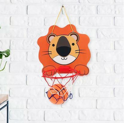 Obrázek Basketbalový koš na dveře - sada s míčkem a pumpičkou