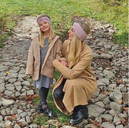 Obrázek z Set 2 čelenek - Maminka a dcera - starorůžová
