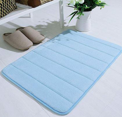 Obrázek z Protiskluzová koupelnová předložka 40 x 60 cm - modrá