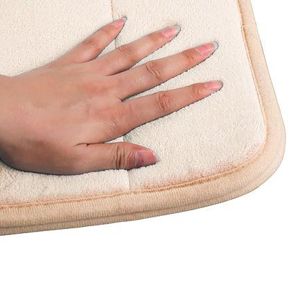 Obrázek z Protiskluzová koupelnová předložka 40 x 60 cm - béžová