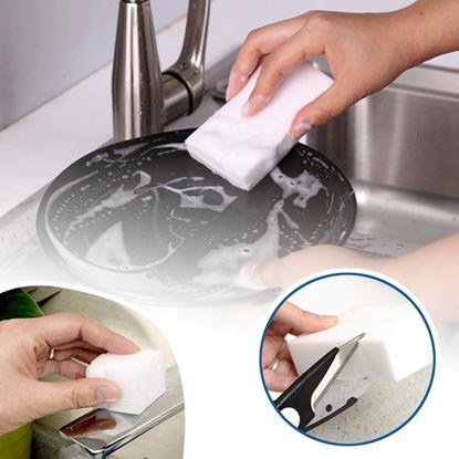 Obrázek 10 ks Melaminové čistící nano houbičky