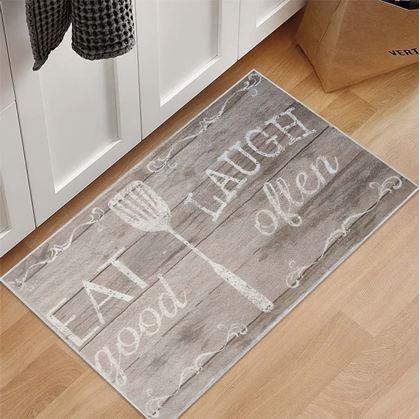 Obrázek z Protiskluzová předložka 90x60 cm  - Eat Good, Laugh Often