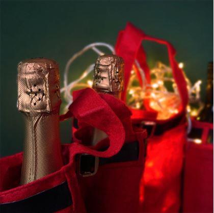 Obrázek z Vánoční taška na víno - Santa Claus