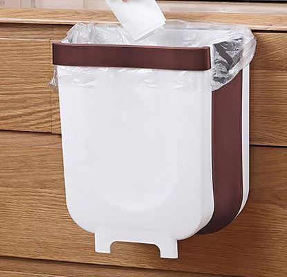 Obrázek Skládací závěsný koš na dvířka