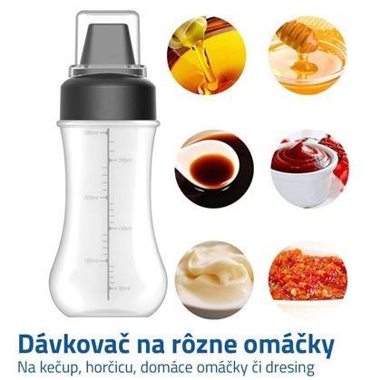Obrázek z Dávkovač na omáčky průhledný 300 ml