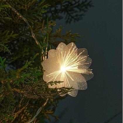 Obrázek z LED světelný řetěz - květy